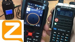 RadioTone RT3 Review  Part 2  Talking To UHF Radio Zello Crosslink [upl. by Bonns]