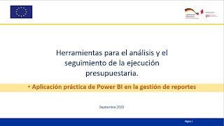 Elaboración de un reporte de ejecución presupuestaria en Power BI [upl. by Bunting]