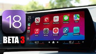 iOS 18 New Apple CarPlay Features BETA 3 [upl. by Alisander713]