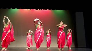 Lavani Dance  Apsara Aali  Mala Jau Dya Na Ghari  Marathi Mandal Dance Performance  Sacramento [upl. by Noxid]