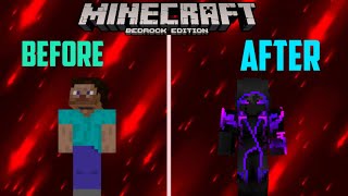 Easiest Way to Change Skin in Minecraft Bedrock EditionMcpe in 2024 🤯😱  Gaming Fleaky [upl. by Mcmahon]