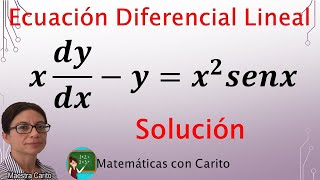 Ecuación Diferencial Lineal  Ejemplo 2 [upl. by Schoof]