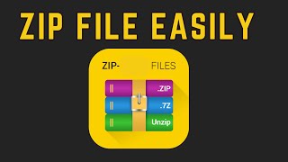 How to Zip Files Easy Guide to Compress Files on Windows 7 Window 8 Window 10 and Window 11 [upl. by Maida]