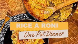 Rice a Roni Chicken DinnerOne Pan Meal [upl. by Eizzik]