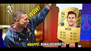 FOOTBALLERS REACT To Their NEW FIFA RATINGS 👀🔥 ft Mbappe Ronaldo Haaland [upl. by Nylyak]