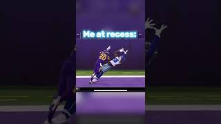 Me at recess vs my games football cowboys nfl NFL [upl. by Hartwell]