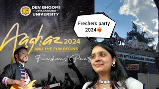 Aaghaz 2024  freshers party ✨  vibhusha khanal [upl. by Babette]