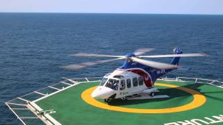 Agusta Westland AW139 Start up and Take off [upl. by Anerev]