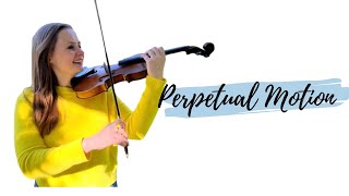 Perpetual Motion from Suzuki Violin Book 1  Finger Close Up Tutorial and Notes [upl. by Editha]