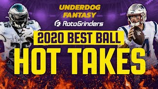 2020 BEST BALL HOT TAKES AND PLAYER PICKS PRESENTED BY UNDERDOG FANTASY  UNCERTAIN BACKFIELDS [upl. by Gnilhsa532]