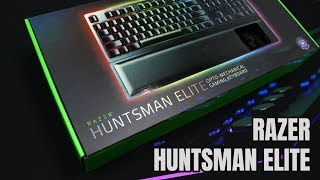 UNBOXING  LIGHTING FEATURE   RAZER HUNTSMAN ELITE [upl. by Margarita928]