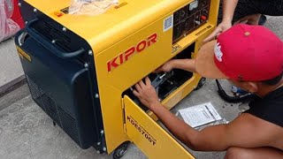 KIPOR Diesel Generator 5kva Silent Type Electric Start KDE6700T [upl. by Aldarcie797]