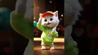 Cat kitchan। cat funny cutecate funnycate cute dance catee catie shortsshortcatcatdance [upl. by Ahsita594]