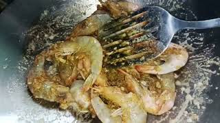 Salted Egg Shrimp lutongbahay lutongpinoy foodie cookingchannel yummy [upl. by Nerraj]