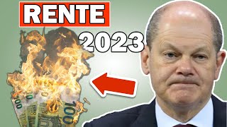 Warum die Rentenerhöhung 2023 für viele ein Albtraum wird💥Unfassbar🤯 [upl. by Elleiand]