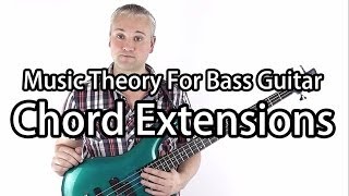 Cool 9th 11th and 13th chord Arpeggios for Bass [upl. by Rasmussen]