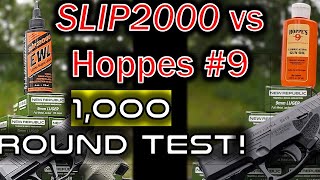 Slip2000 EWL vs Hoppes 9 Lubrication Test [upl. by Ramedlaw687]