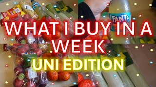 What I Buy In a Week  Uni Edition  Week 5 [upl. by Gehman367]