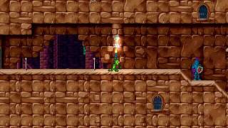 Jazz Jackrabbit 2 Formerly a Prince Dungeon Dilemma  Jazz gameplay [upl. by Kcirttap]