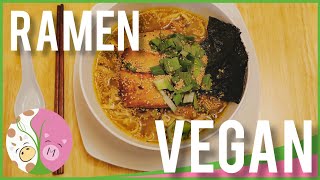 RAMEN VEGAN rico facil y barato [upl. by Amehr]