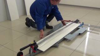 Manual tile cutter 155 cm  Vertical Support [upl. by Eendys309]