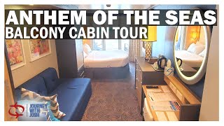 Anthem of the Seas  Royal Caribbean  Balcony Cabin Tour 13690 [upl. by Blanche270]