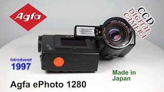 1997 Agfa ePhoto 1280  CCD Digital Camera [upl. by Monaco]