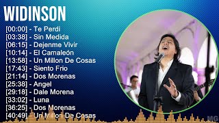 Widinson 2024 MIX Las Mejores Canciones  Te Perdi Sin Medida Dejenme Vivir El Camaleón [upl. by Eednus]