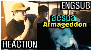 aespa 에스파 Armageddon MV REACTION [upl. by Kohler]