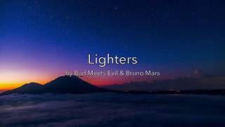 Lighters Bad Meets Evil amp Bruno Mars Lyrics [upl. by Ajan]