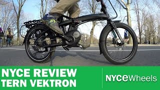 Tern Vektron Bosch powered folding bike  Electric bike review [upl. by Willmert]