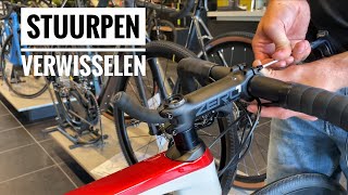 Zo kun je je STUURPEN verwisselen of vervangen op je fiets [upl. by Louth835]