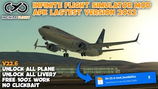 Infinite Flight Simulator Mod v226 Unlock All Plane amp Livery Terbaru 2022 [upl. by Keverian349]