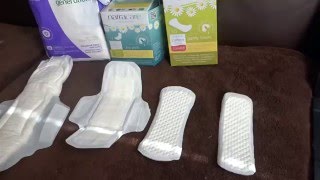 Natracare and seventh generation pads Non toxic [upl. by Ricca]