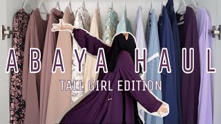 Abaya Haul  Tall Sister vibes I Bazar al Haya [upl. by Juliano621]