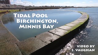 Tidal Pool Birchington on Sea Minnis Bay Kent UK [upl. by Enelloc]