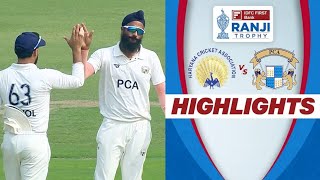 Ranji Trophy 202425 Haryana vs Punjab Day 2 Match Highlights [upl. by Missak]