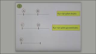 3 02 034  Java e shtatë  Matematikë  Drejtëza gjysmëdrejtëza dhe segmenti [upl. by Lehsreh928]