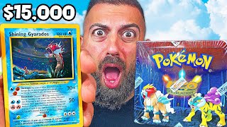 Opening My 15000 Box For The Rarest SHINY Pokemon Cards [upl. by Kermy]