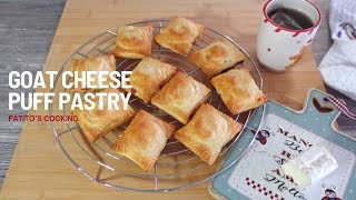 Goat Cheese Puff Pastry  Appetizer ready in 5 minutes [upl. by Alyks346]