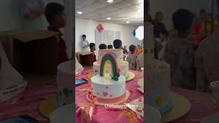 Cake decoration for kids  kid’s cake cake  kids birthday cake explorepage cake ytshorts [upl. by Idnyc821]