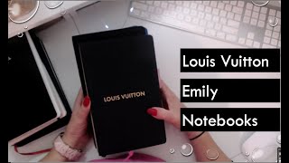 Louis Vuitton Emily Cover Notebooks [upl. by Kato]