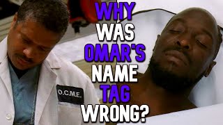 Why Did The Coroner Switch Omars Name Tag  The Wire Explained [upl. by Neeroc]