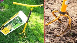 Garden cultivator Tornadica unboxing amp test vs shovel [upl. by Skurnik]