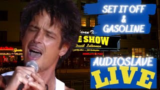 Audioslave  Set It Off  Gasoline Live on The Late Show Marquee [upl. by Cadal724]