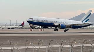 Las Vegas Sands Corporation Boeing 7673P6ER lands at Las Vegas  N804MS [upl. by Ennirak]