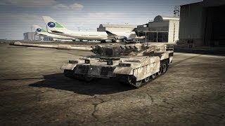 Délires GTA 5  Grimper le mont Chiliad en tank avec 5 étoiles [upl. by Iruahs]