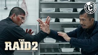 The Raid 2  The Kitchen Fight  CineStream [upl. by Airotciv111]