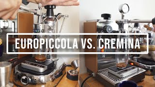 Lever Battle La Pavoni Europiccola vs Olympia Cremina [upl. by Neurath]