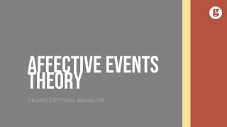 Affective Events Theory [upl. by Gnep]